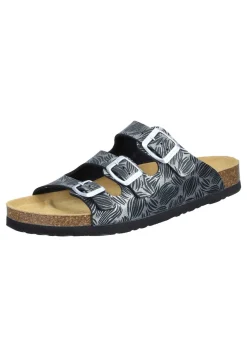 Pantoletten|Die moderne Hausfrau Pantoletten schwarz