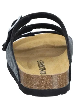 Pantoletten|Die moderne Hausfrau Pantoletten schwarz