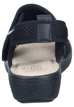 Sandalen|Die moderne Hausfrau Pantoletten schwarz