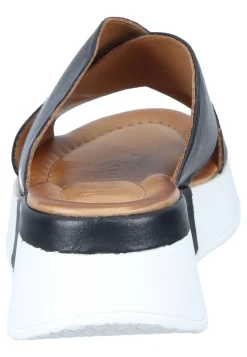 Pantoletten|Die moderne Hausfrau Pantoletten schwarz