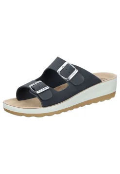 Pantoletten|Die moderne Hausfrau Pantoletten schwarz