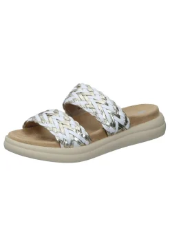 Pantoletten|Die moderne Hausfrau Pantoletten weiß