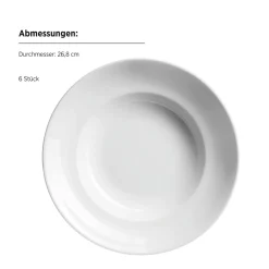 Teller|Die moderne Hausfrau Pastateller Set, Porzellan Barca