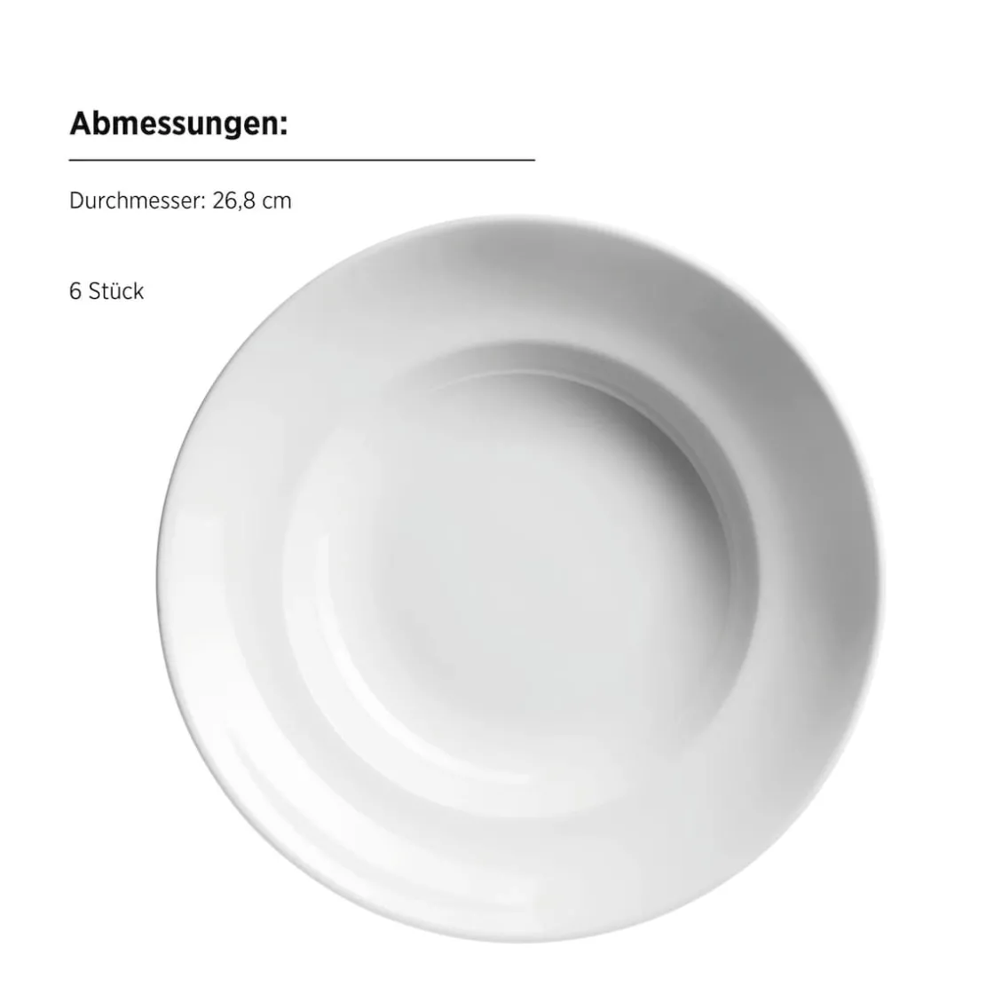 Teller|Die moderne Hausfrau Pastateller Set, Porzellan Barca