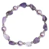Schmuck & Uhren ·Armbänder|Die moderne Hausfrau Perlen-Armband "Amethyst"