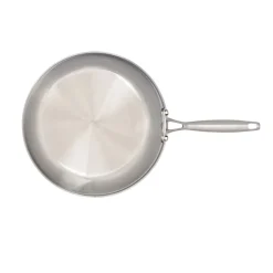 Pfannen|Die moderne Hausfrau Pfanne mit Wabenstruktur, Edelstahl 28 cm