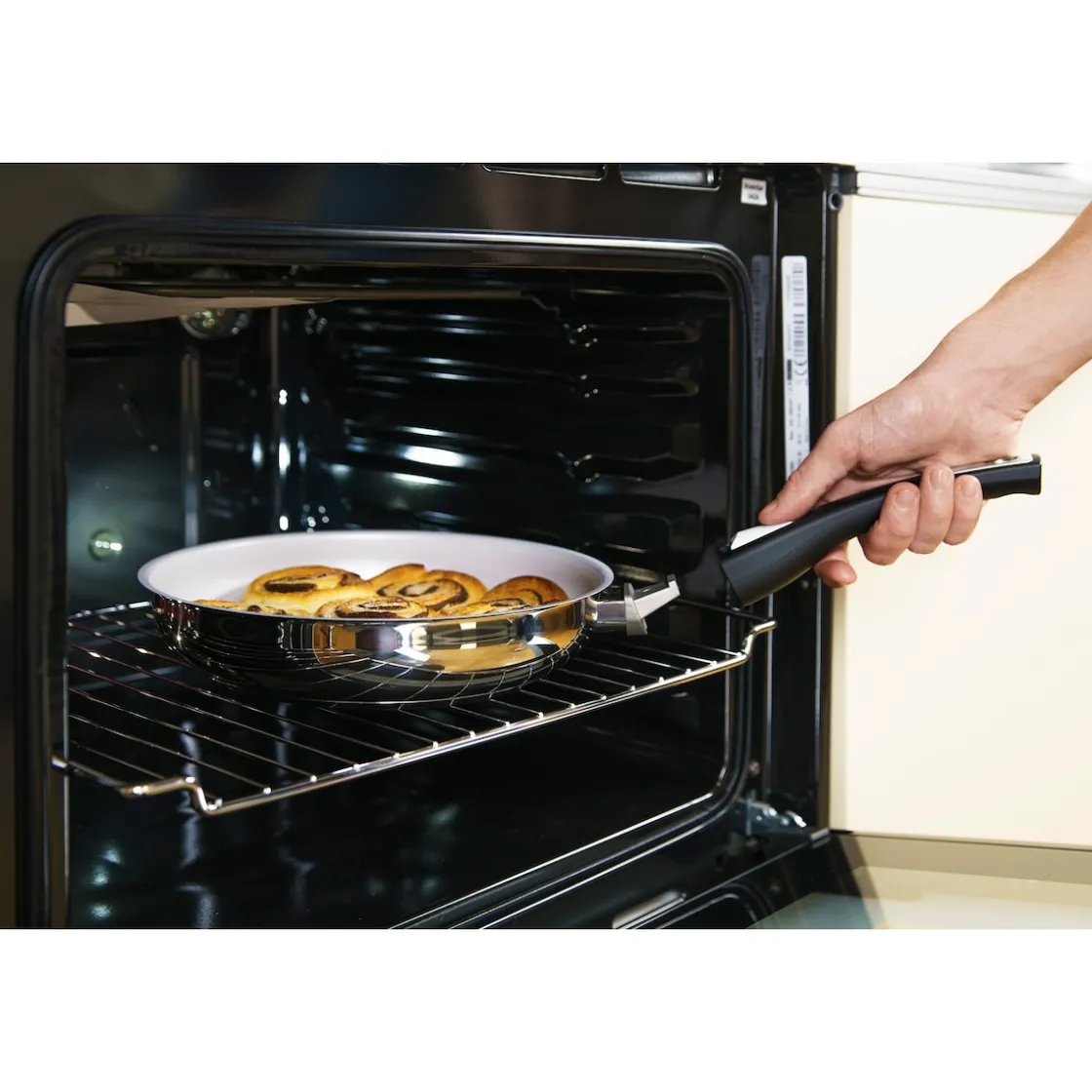 Pfannen|Die moderne Hausfrau Pfannen-Set Cerafit Steel, 7-teilig