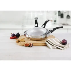 Pfannen|Die moderne Hausfrau Pfannen-Set Cerafit Steel, 7-teilig