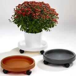 Geniale Gartenhelfer|Die moderne Hausfrau Pflanzenroller weiß