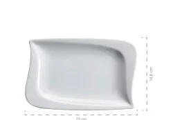 Servierzubehör|Die moderne Hausfrau Plattenset, Porzellan LA MUSICA