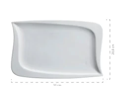 Servierzubehör|Die moderne Hausfrau Plattenset, Porzellan LA MUSICA