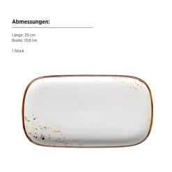 Servierzubehör|Die moderne Hausfrau Platten-Set, Porzellan Pintar