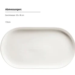 Servierzubehör|Die moderne Hausfrau Plattenset, Porzellan Taya