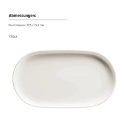 Servierzubehör|Die moderne Hausfrau Plattenset, Porzellan Taya