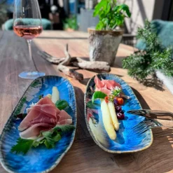 Servierzubehör|Die moderne Hausfrau Platten-Set, Steinzeug Wilde Schlucht