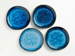 Servierzubehör|Die moderne Hausfrau Platten-Set, Steinzeug Wilde Schlucht