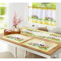 Osterdekoration|Platzsets|Die moderne Hausfrau Platzset „Hühner“, 2 Stück