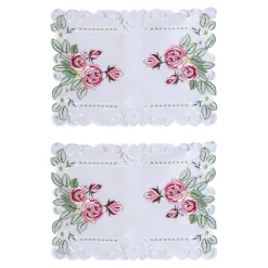 Platzsets|Die moderne Hausfrau Platzset „Rose“, 2 Stück