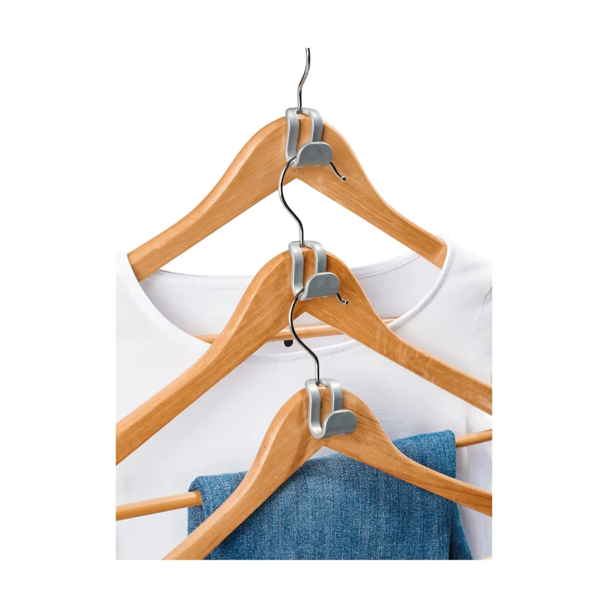 Die moderne Hausfrau Platzspar-Haken, 10 Stück