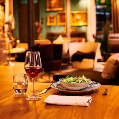 Teller|Die moderne Hausfrau Platzteller-Set, Steinzeug Iberico Blue 4 x Platzteller