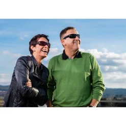 Sehhilfen·Lesebrillen|Die moderne Hausfrau Polarisierte Sonnenbrille HD Polar View, 3 Stück 2x schwarz + 1x hornoptik