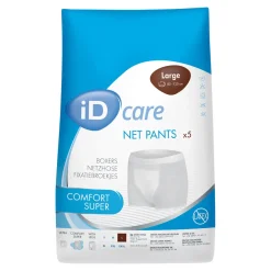 Inkontinenzhosen|Die moderne Hausfrau Premium Netzhose unisex Comfort, 5 Stück