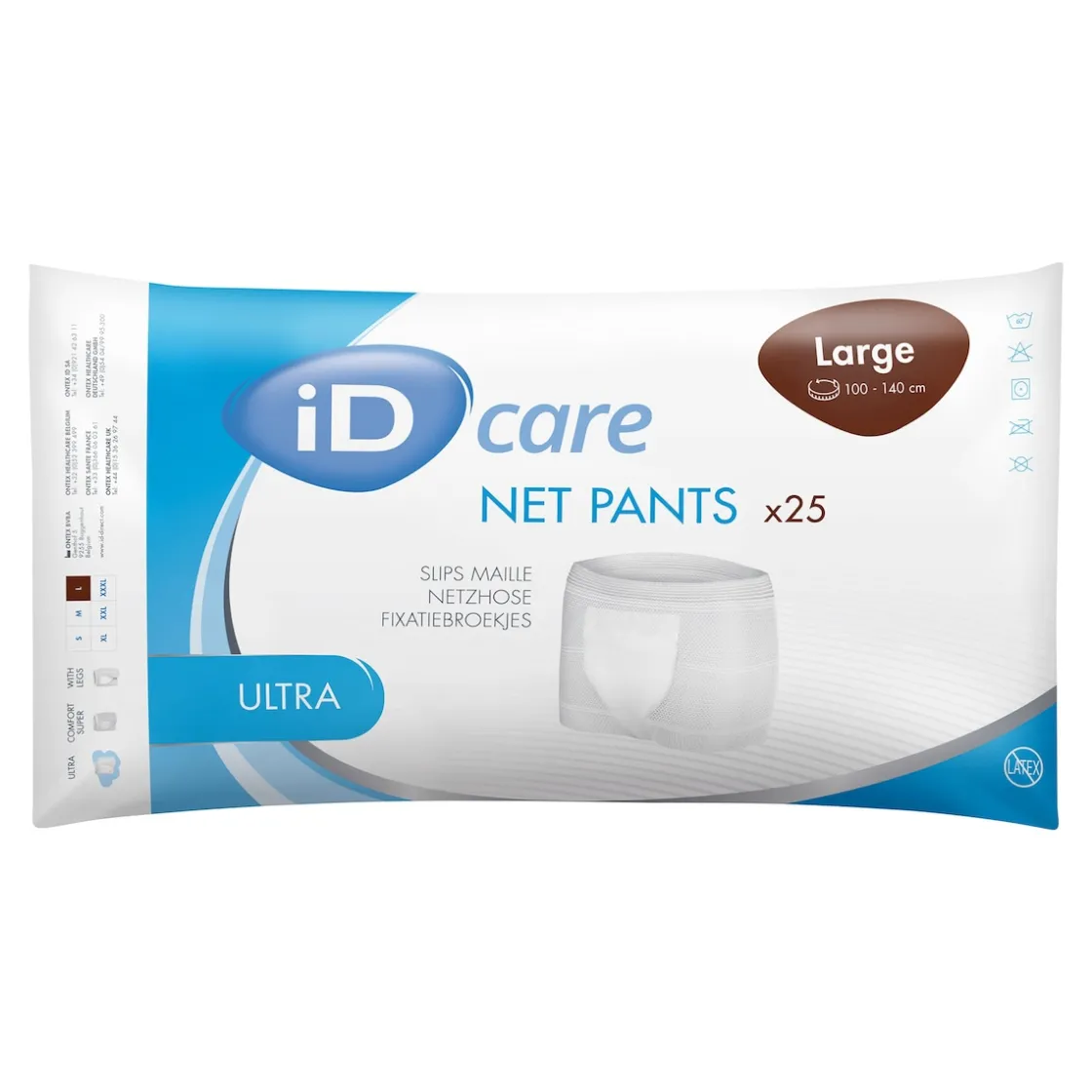 Inkontinenzhosen|Die moderne Hausfrau Premium Netzhose unisex Ultra, 25 Stück