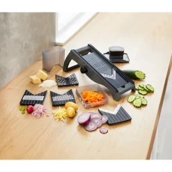 Die moderne Hausfrau Profi-Hobel mit V-Klinge, 9-teilig