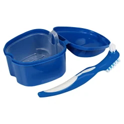 Zahnpflegeprodukte·Gebiss- & Zahnreiniger|Die moderne Hausfrau Prothesen-Reinigungs-Set, 3-teilig