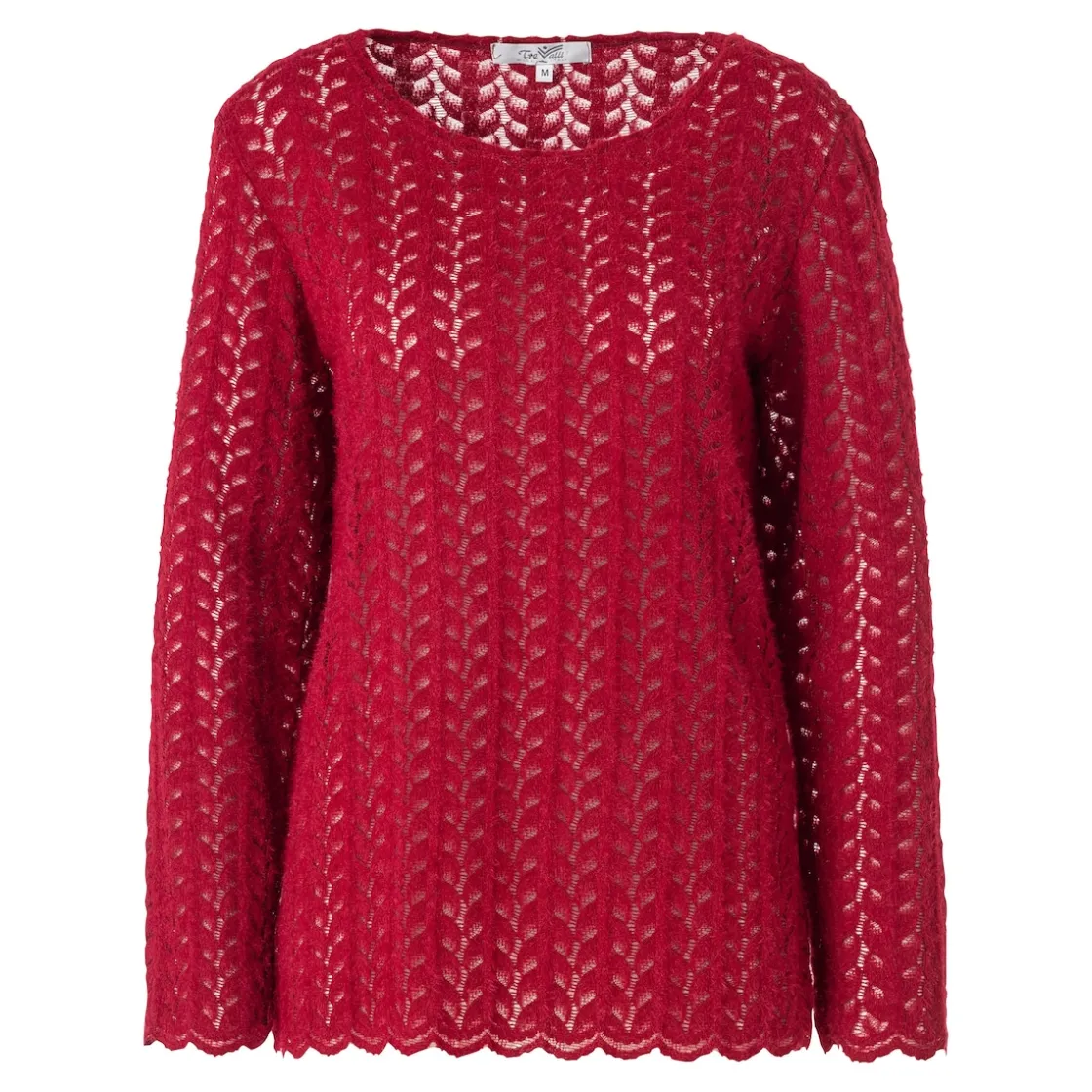 Shirts|Die moderne Hausfrau Pullover "Marta", mit Spitzenmuster