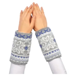 Schals & Handschuhe|Die moderne Hausfrau Pulswärmer „Norwegen“, 1 Paar