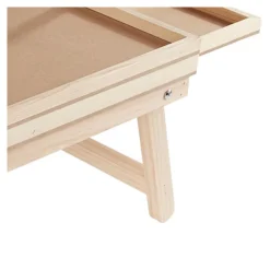 Die moderne Hausfrau Puzzletisch mit Spielbrett-Deckel + LED-Licht für 500 Teile