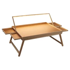 Puzzletische|Die moderne Hausfrau Puzzletisch mit Spielbrett-Deckel + LED-Licht für 1500 Teile