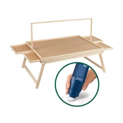 Puzzletische|Die moderne Hausfrau Puzzletisch "Premium" LED-Licht + Puzzle-Kleber Permanent, 200 ml für 1500 Teile