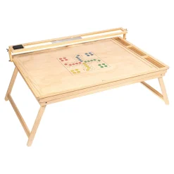 Puzzletische|Die moderne Hausfrau Puzzletisch "Premium" mit LED-Licht, 4 Schubladen, Lupe, mit Beinen, klappbar groß für 1500 Teile