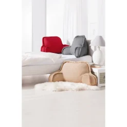 Die moderne Hausfrau Rückenkissen rot