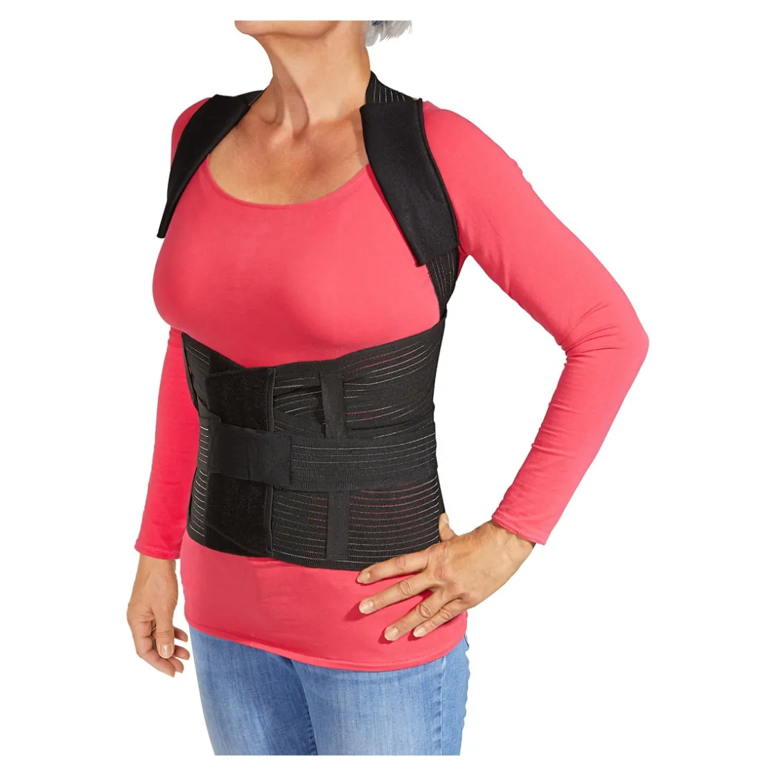 Bandagen·Geradehalter & Rückenstützgürtel|Die moderne Hausfrau Rückenstützgürtel "2 in 1"