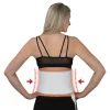 Die moderne Hausfrau Rückenstützgürtel, beheizt Weiß