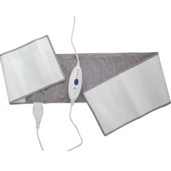 Die moderne Hausfrau Rückenstützgürtel, beheizt Weiß