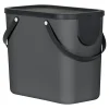 Mülleimer|Mülleimer|Die moderne Hausfrau Recycling Müllsystem "ALBULA", 25 l anthrazit
