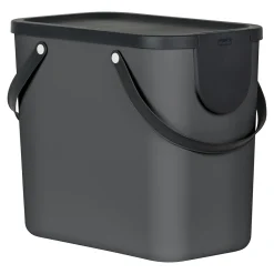 Mülleimer|Mülleimer|Die moderne Hausfrau Recycling Müllsystem "ALBULA", 25 l anthrazit