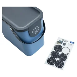 Mülleimer|Mülleimer|Die moderne Hausfrau Recycling Müllsystem "ALBULA", 25 l blau