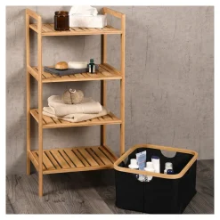 Die moderne Hausfrau Regal mit Korb