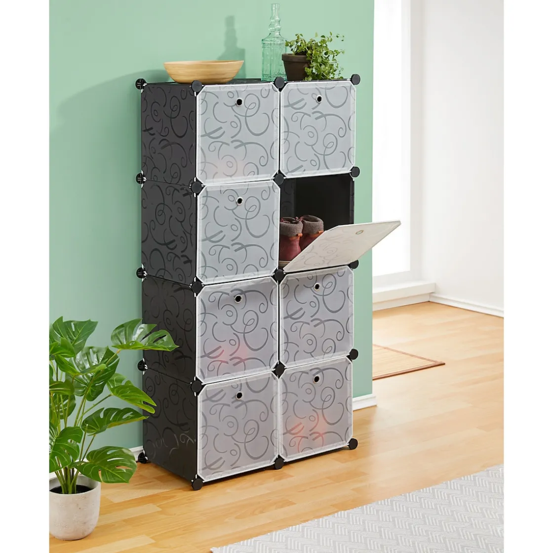 Schränke & Regale·Schuhregale & Schuhbänke|Die moderne Hausfrau Regalsystem "Trend", 4-teilig