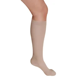 Venentrainer|Die moderne Hausfrau Reisestrümpfe mit aktiver Stützwirkung Beige