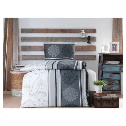 Die moderne Hausfrau Renforcé-Bettwäsche, 2-teilig, 135x200 cm Viola