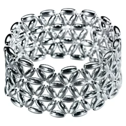 Schmuck & Uhren ·Broschen|Die moderne Hausfrau Ärmel-Raffer "Elegance", 2 Stück silber