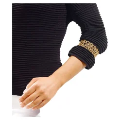 Schmuck & Uhren ·Broschen|Die moderne Hausfrau Ärmel-Raffer "Elegance", 2 Stück gold