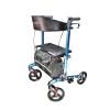 Rollatoren|Die moderne Hausfrau Rollator Actimo Premium + GRATIS Tasche und Stockhalter blau