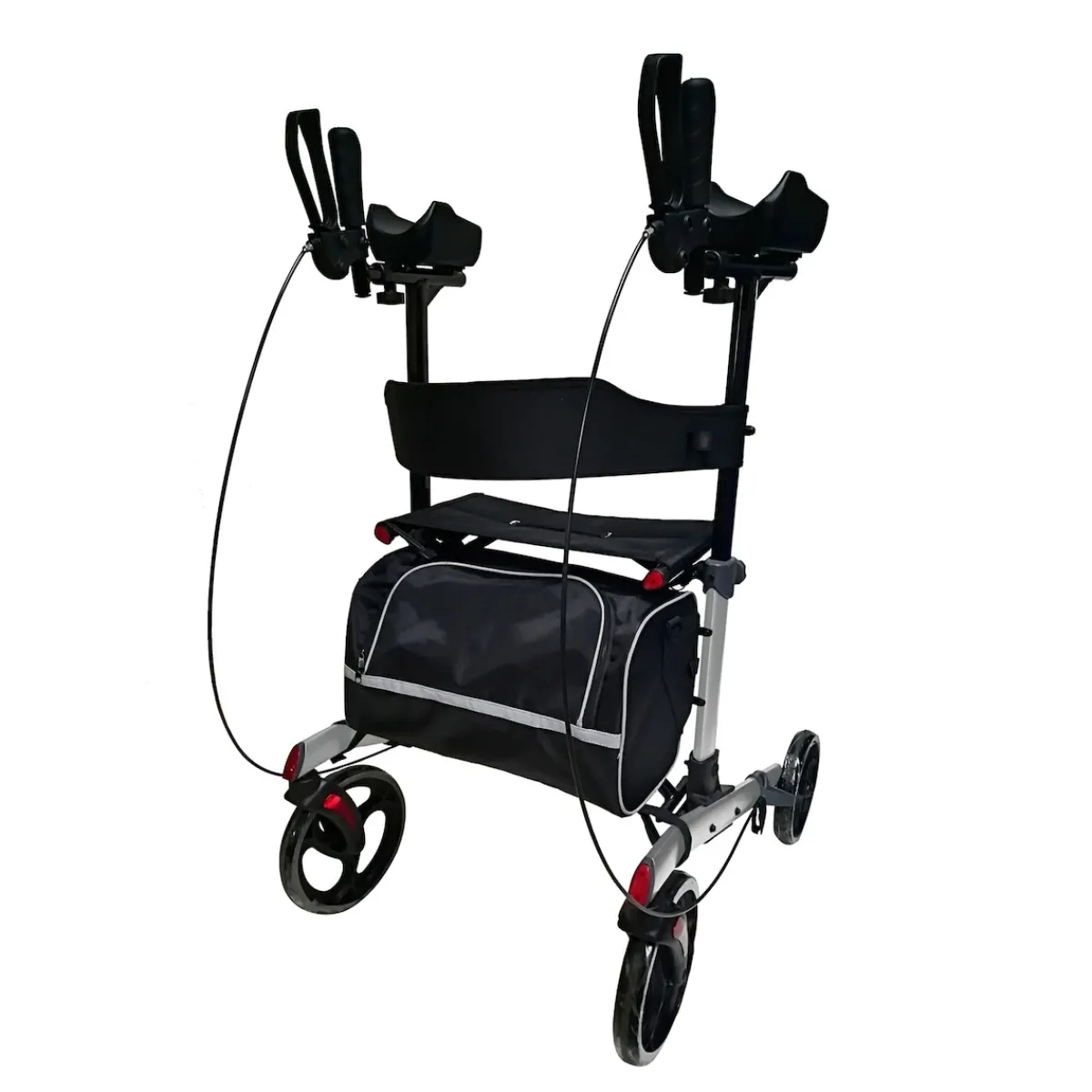 Die moderne Hausfrau Rollator mit Arthritisauflage, faltbar
